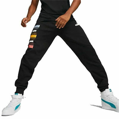 Adult Trousers Puma  Logo Repeat  Black Men