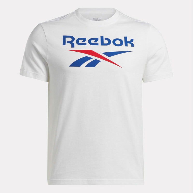 Men’s Short Sleeve T-Shirt  IDENTITY SMAL  Reebok 100071175  White