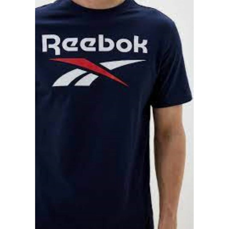 T-shirt à manches courtes homme  IDENTITY SMAL  Reebok 100071176 Blue marine