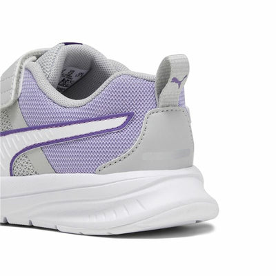 Sports Shoes for Kids Puma Evolve Run Mesh Light grey