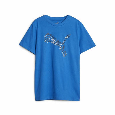 T shirt à manches courtes Enfant Puma Active Sports Graphic Bleu