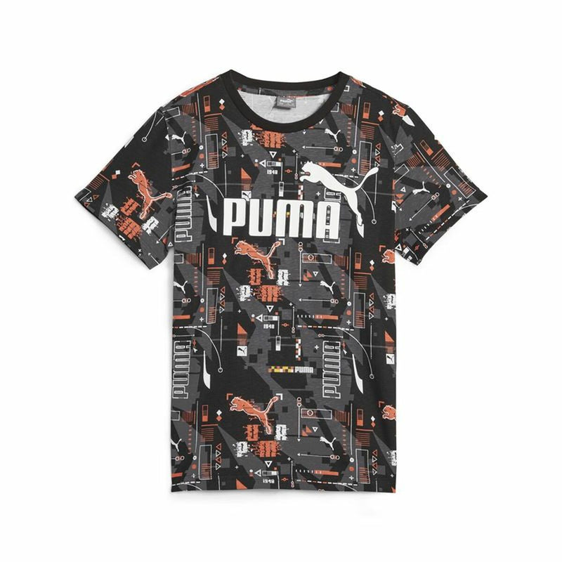 T shirt à manches courtes Enfant Puma Ess+ Futureverse Aop Noir