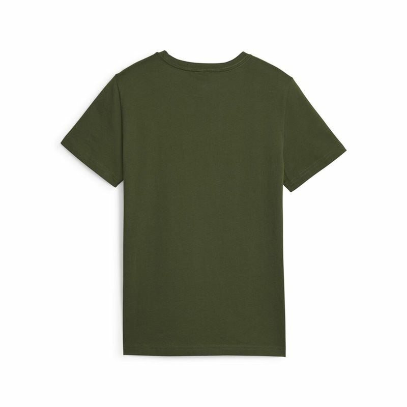 T shirt à manches courtes Enfant Puma Ess+ 2 Col Logo Vert foncé