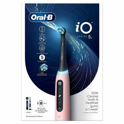 Escova de Dentes Elétrica Oral-B IO 5S Cor de Rosa