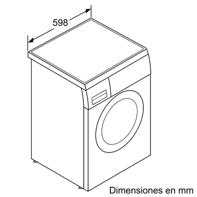 Máquina de lavar BOSCH 1200 rpm 9 kg