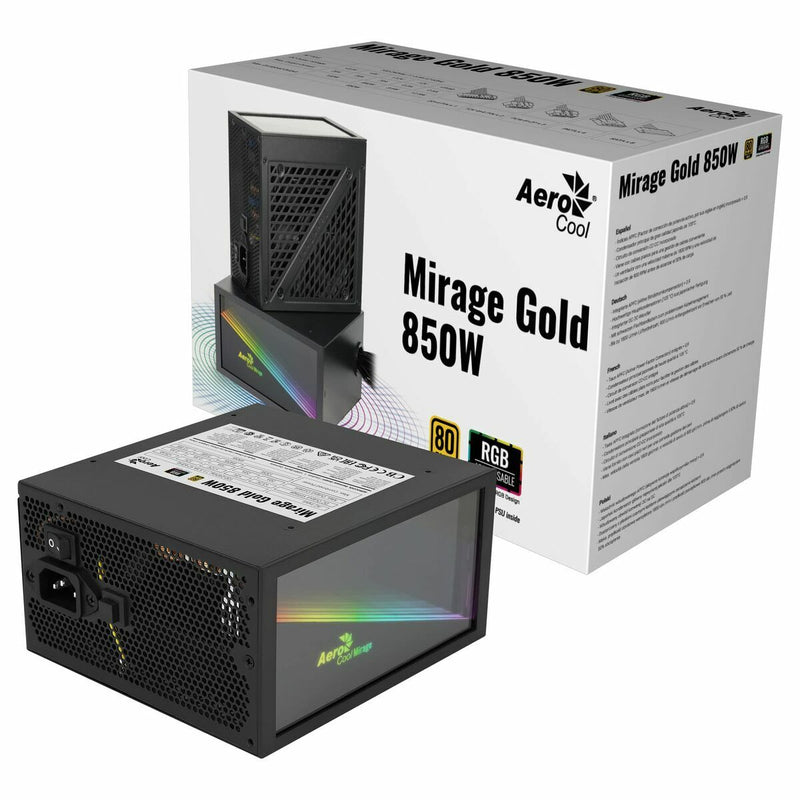 Power supply Aerocool MIRAGEGOLD850 ATX 850 W 80 Plus Gold