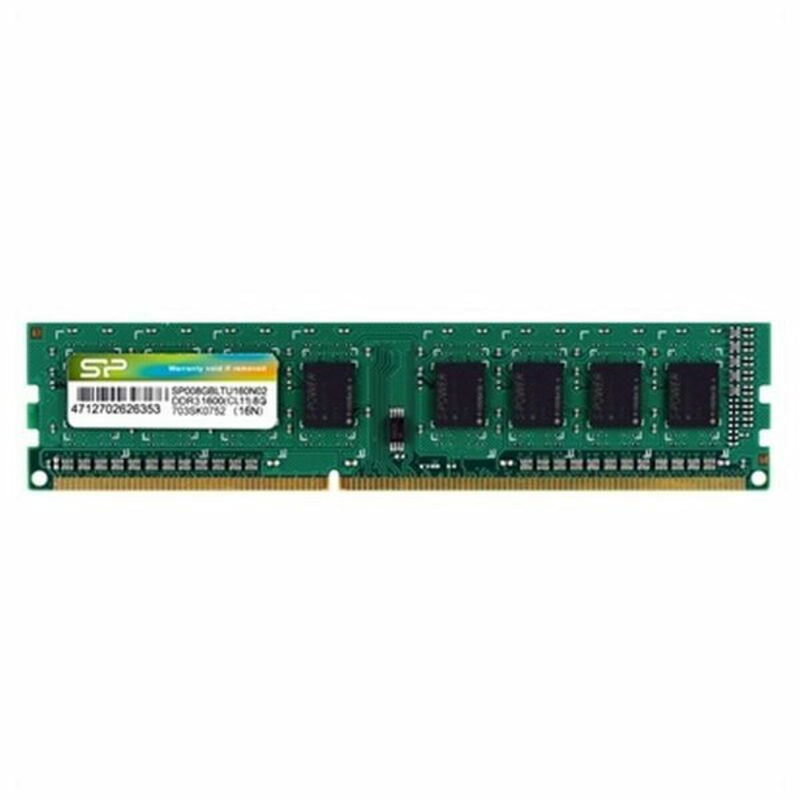 RAM Memory Silicon Power SP008GBLTU160N02 DDR3 240-pin DIMM 8 GB 1600 Mhz