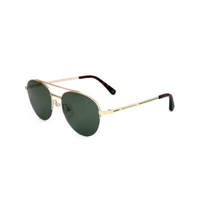 Óculos escuros masculinos Benetton Dourado