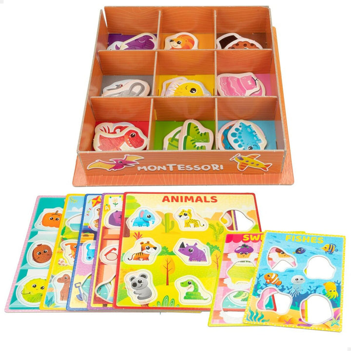Educational Game Lisciani Giochi 26 x 6 x 26 cm Colours Montessori method 61 Pieces (6 Units)