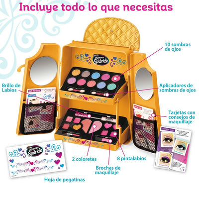 Children's Make-up Set Cra-Z-Art Shimmer 'n Sparkle 20,5 x 23,5 x 6,5 cm 4 Units