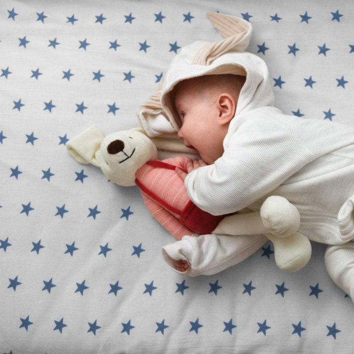 4x Spacesaver Cot Fitted Sheet 100% Cotton 100x52cm