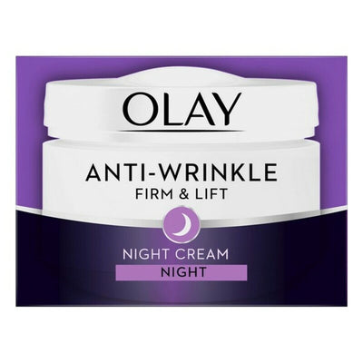 Creme Antienvelhecimento de Noite ANti-Wrinkle Olay Live in Morrisons 50 ml