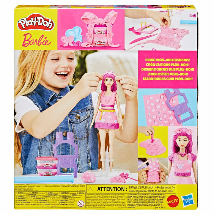 Modelling Clay Game Play-Doh Barbie Hearts & Hair Multicolour
