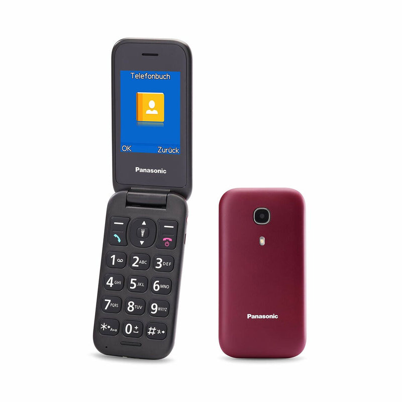 Téléphone Portable Panasonic KX-TU400EXR Rouge Bordeaux
