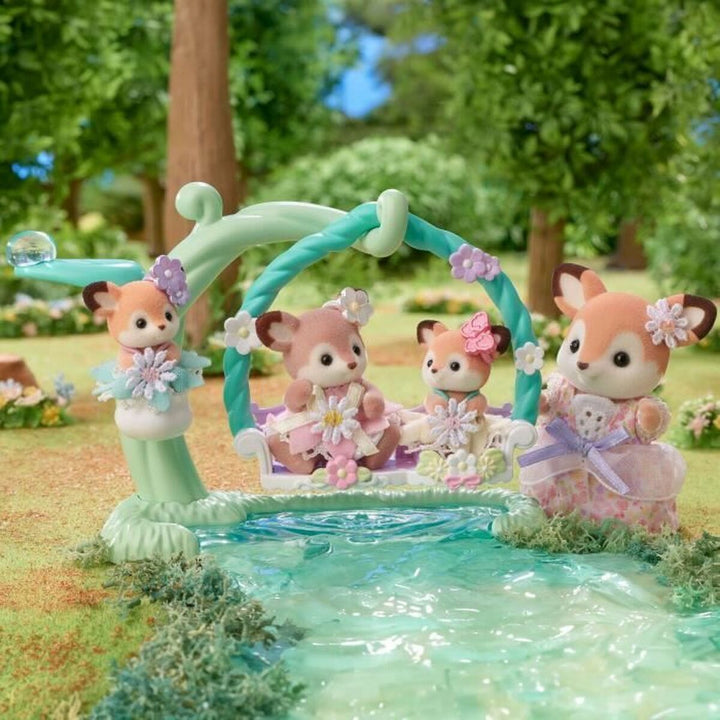 Jointed Figure Sylvanian Families Ciervo bebé y columpio animals