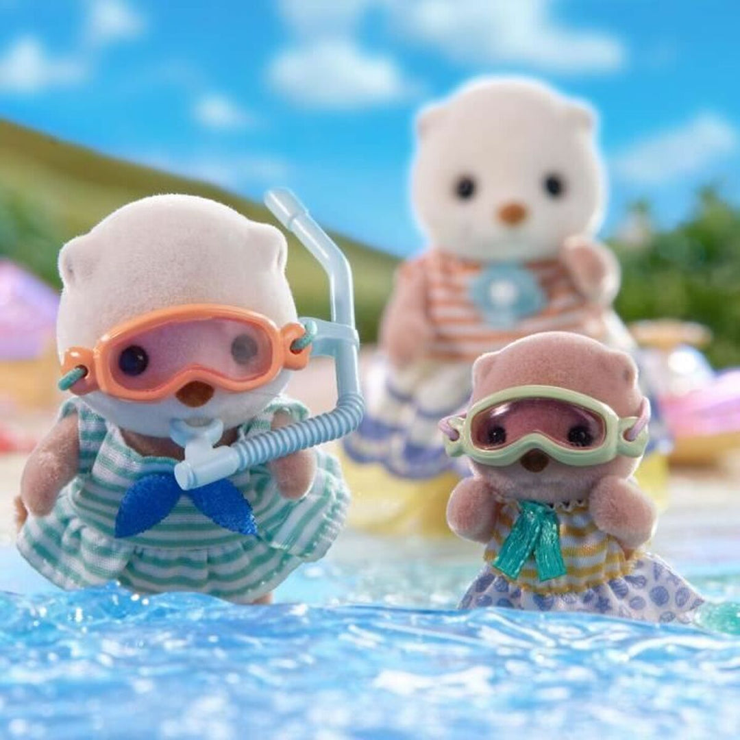 Jointed Figure Sylvanian Families Las hermanas nutrias marinas animals