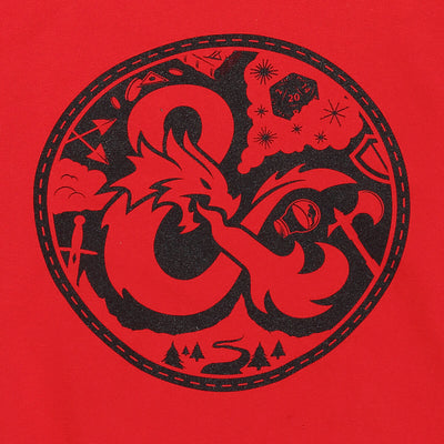 Unisex Hoodie Dungeons & Dragons Logo Red