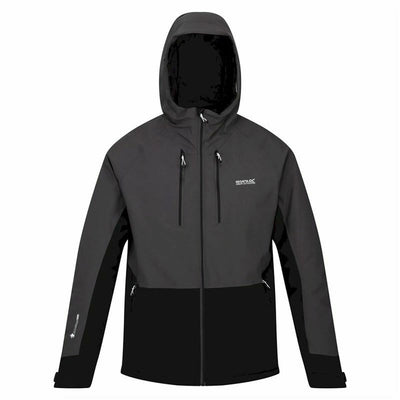 Men's Sports Jacket Regatta Highton Str III Dark grey With hood