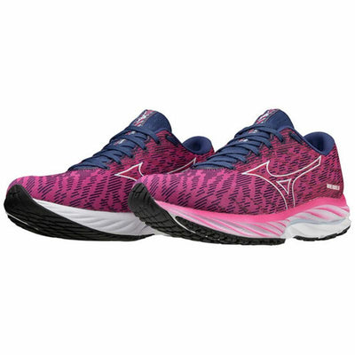 Running Shoes for Adults Mizuno Wave Rider 26 Dark pink Lady