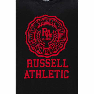 Men’s Sweatshirt without Hood Russell Athletic Ath Rose Black