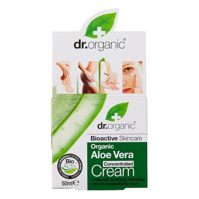 Creme Facial Hidratante Aloe Vera Concentrated Cream Dr.Organic Aloe Vera 50 ml
