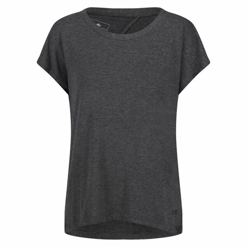 Women’s Short Sleeve T-Shirt Regatta Limonite VI Seal Moutain Grey