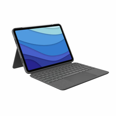 iPad Case + Keyboard Logitech iPad Pro 11 | iPad Pro 2020 11 Grey Spanish Qwerty QWERTY