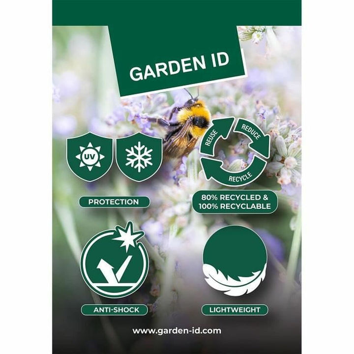 Plant pot Garden ID Fancy White Polyethylene 40 x 42 cm