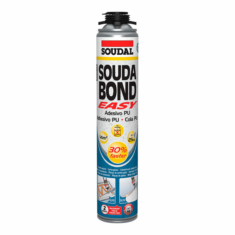 Foam Soudal SoudaBond Easy Polyurethane Gun 750 ml