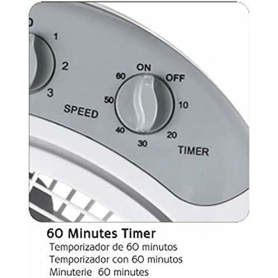 Ventilador de Solo Haeger FF-012.004A Branco 40 W