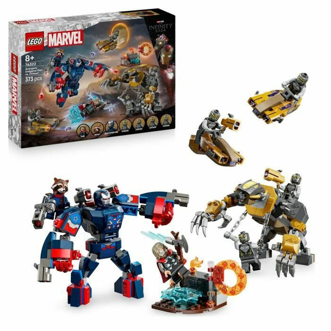 Construction set Lego 76322 Endgame Thor VS Chitauri 373 Pieces