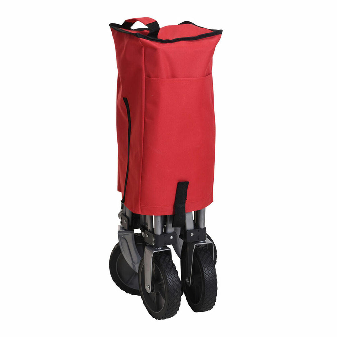 Multi-purpose Cart Outfit Red Grey 79 X 107 X 54 CM Metal