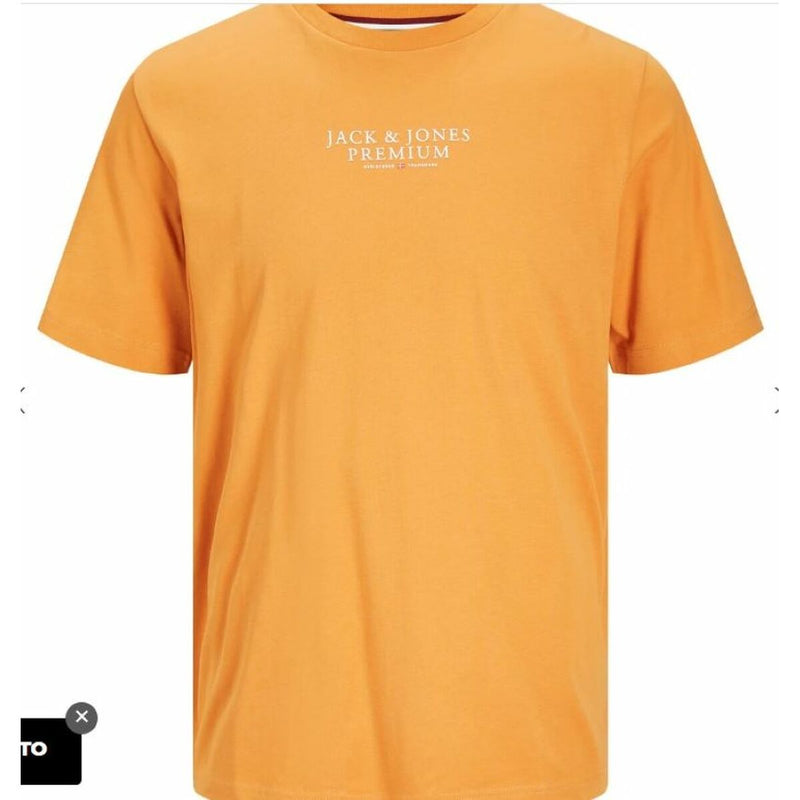 Men’s Short Sleeve T-Shirt Jack & Jones JPRBLUARCHIE SS TEE 12217167 Orange