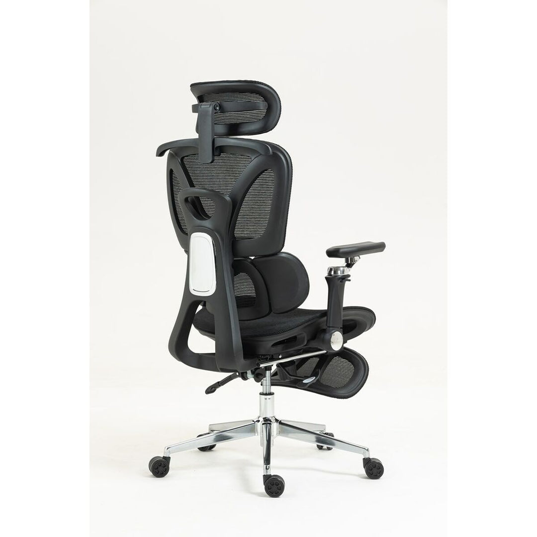 Office Chair Activejet YK848 BK Black Silver 1 Piece