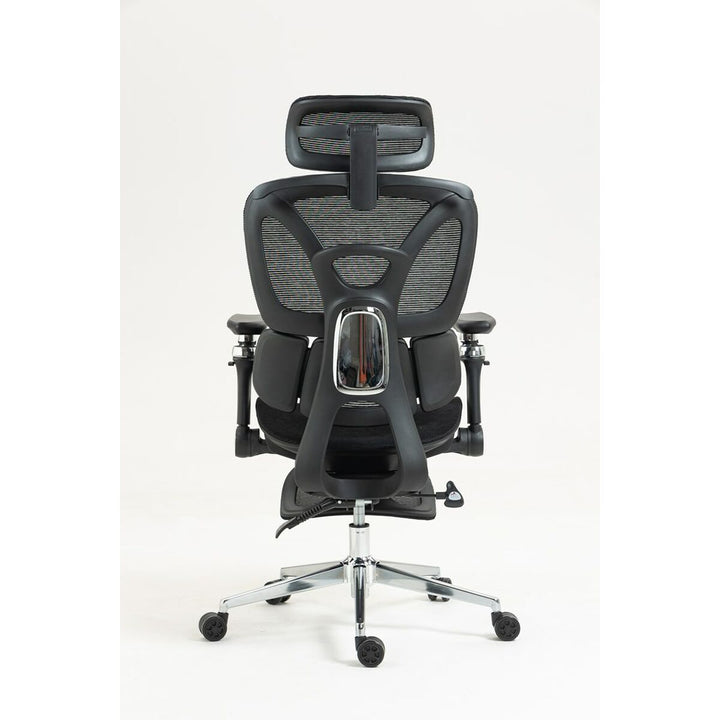 Office Chair Activejet YK848 BK Black Silver 1 Piece
