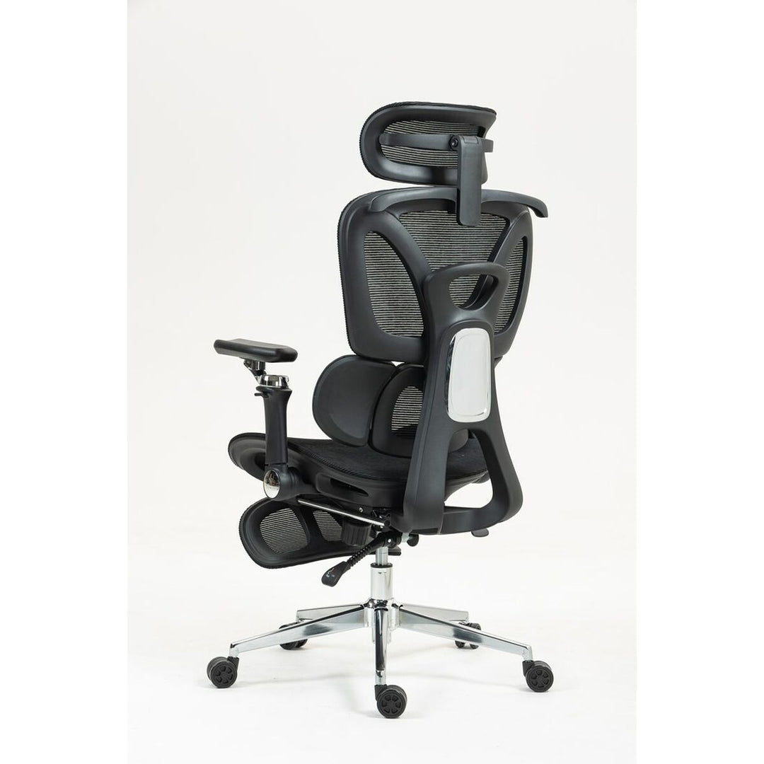 Office Chair Activejet YK848 BK Black Silver 1 Piece