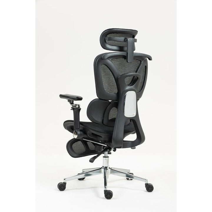 Office Chair Activejet YK848 BK Black Silver 1 Piece