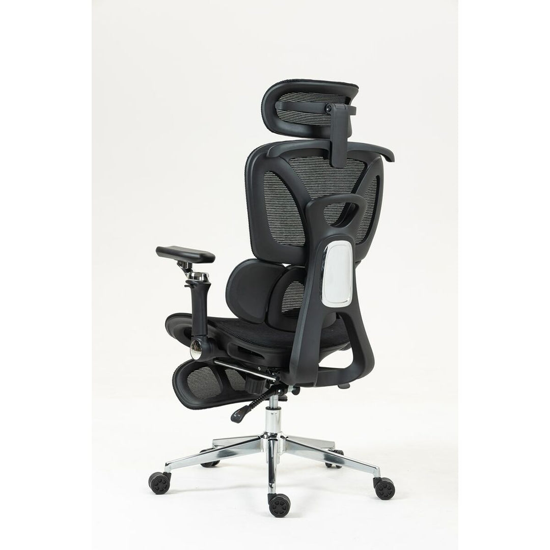 Office Chair Activejet YK848 BK Black Silver 1 Piece