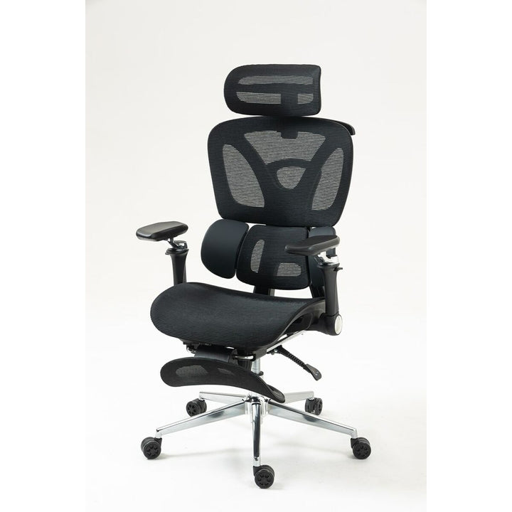 Office Chair Activejet YK848 BK Black Silver 1 Piece