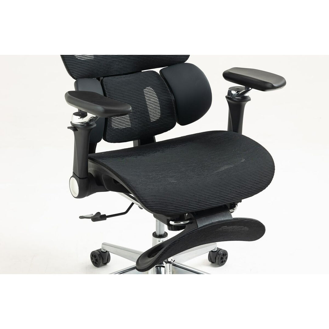 Office Chair Activejet YK848 BK Black Silver 1 Piece