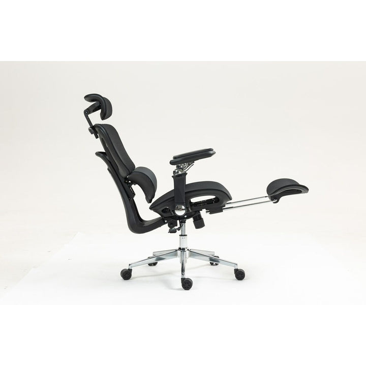 Office Chair Activejet YK848 BK Black Silver 1 Piece