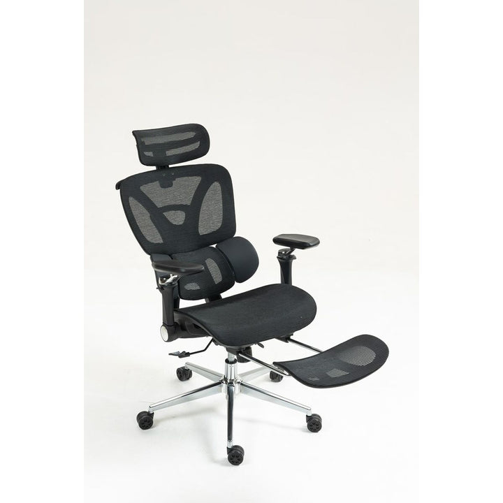 Office Chair Activejet YK848 BK Black Silver 1 Piece