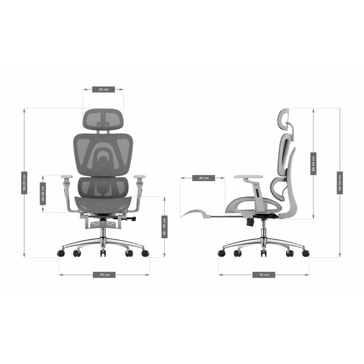 Office Chair Mark Adler MA-EXPERT 7.9 GREY Grey