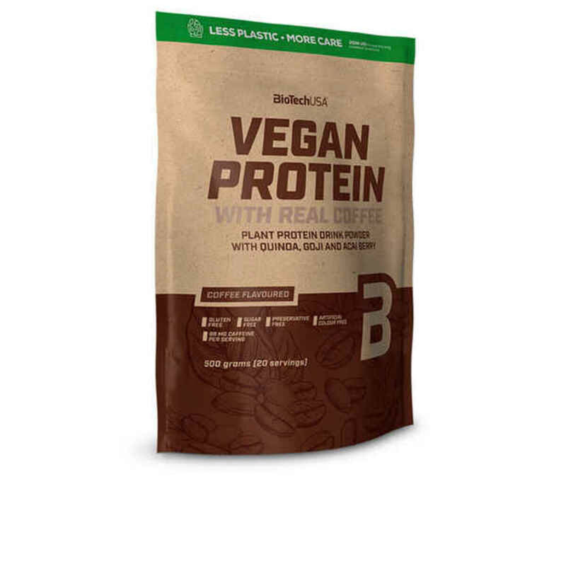 Food Supplement Biotech USA Vegan Protein Vanilla Biscuits 500 g