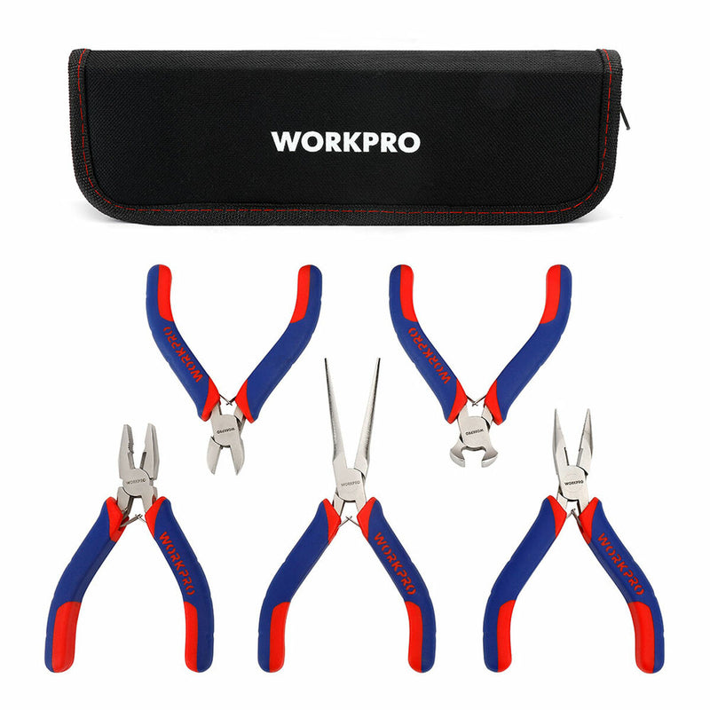 Set of nail clippers Workpro Miniature 5 Pieces
