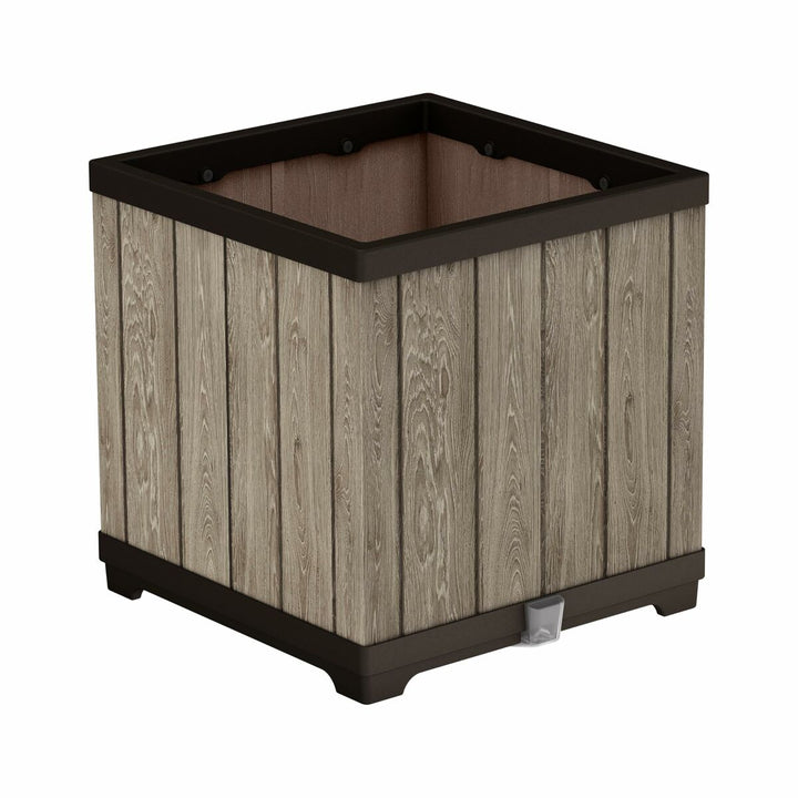 Planter Keter 262635 Oak Resin Plastic Squared