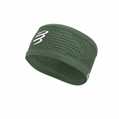 Sports Strip for the Head Compressport On/Off Olive One size