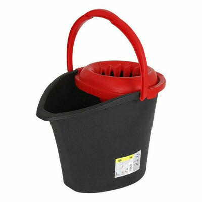 Cleaning bucket Dem Eco Drainer 39 x 30 x 32 cm (12 Units) (14 L)
