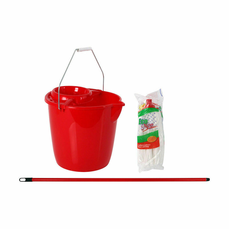 Cleaning bucket   Red Squared 12 L (40 Units)