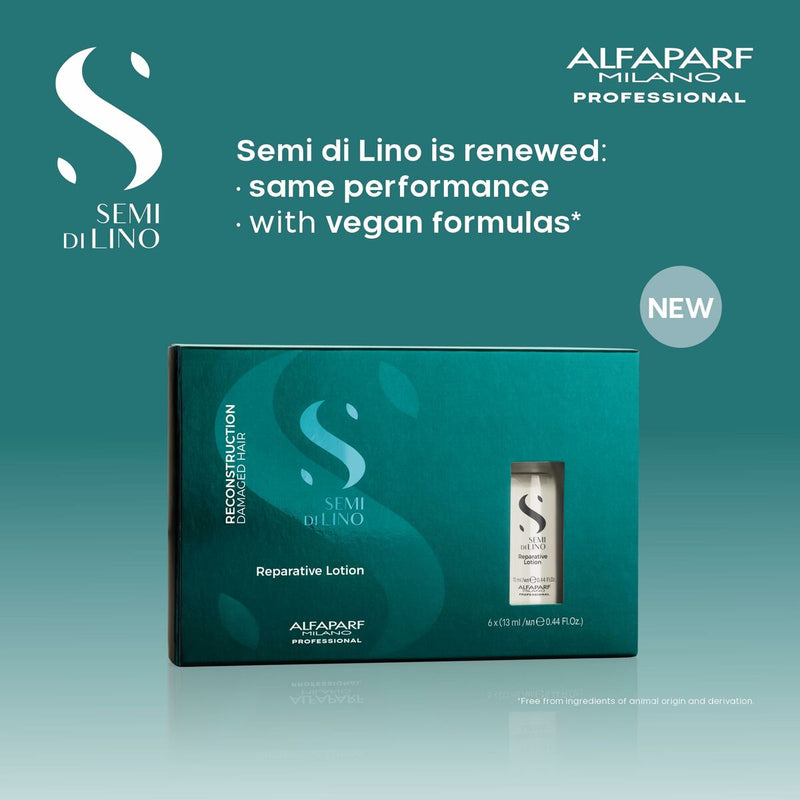 Óleo Capilar Alfaparf Milano Semi Di Lino Reconstruction Sos 6 x 13 ml 13 ml